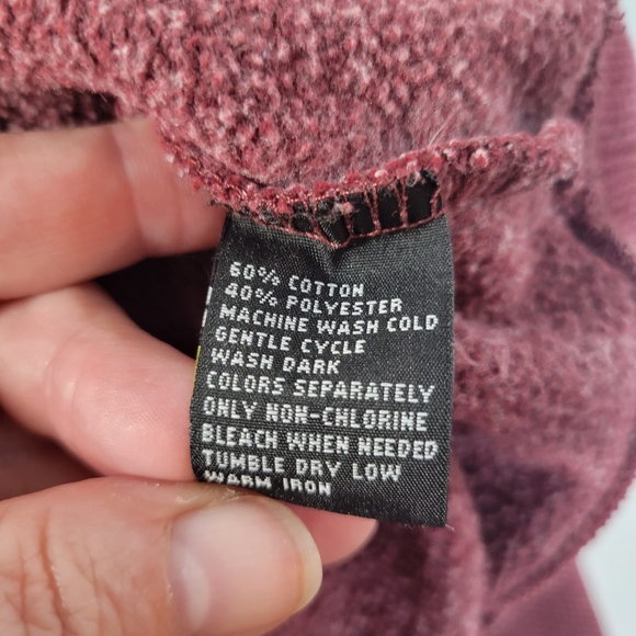 Mens Greg Norman Sweatshirt Red Size XXL One cuff might be a bit stretched out - Picture 10 of 11